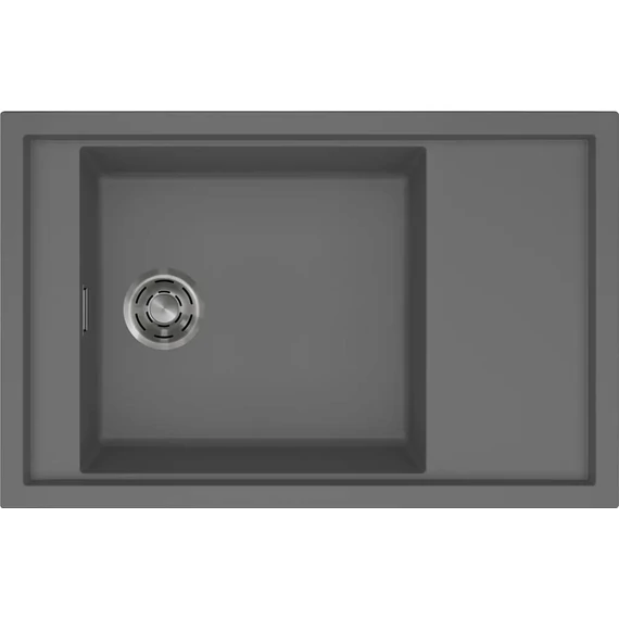 ELLECI- Mosogatótálca Sintesi 305 Keratek K99 Dark Grey inox tartozékokkal