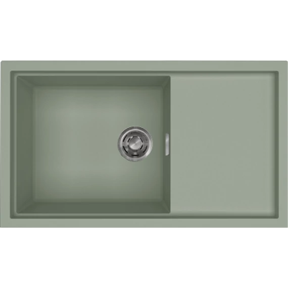 ELLECI - Mosogatótálca Sintesi 410 K82 Sage Green inox tartozékokkal