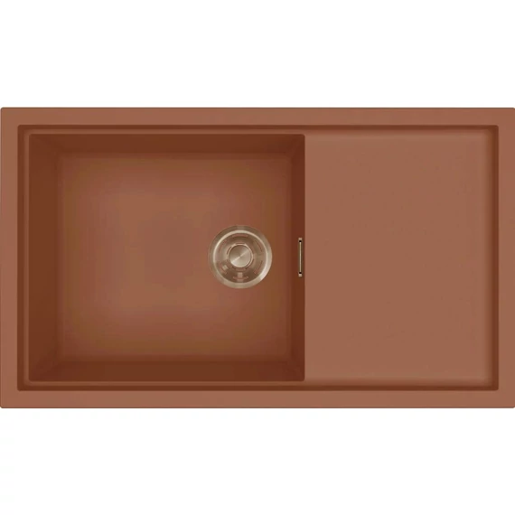 ELLECI- Mosogatótálca Sintesi 410 Keratek K83 Cavern Clay bronz tartozékokkal