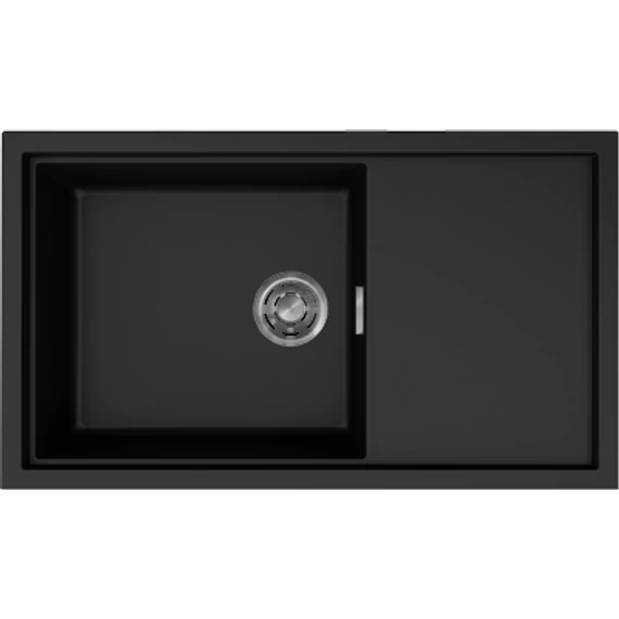 ELLECI - Mosogatótálca Sintesi 410 K86 Black inox tartozékokkal