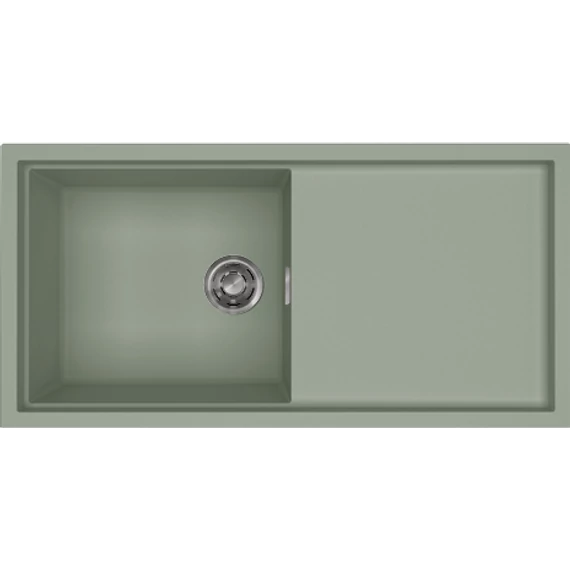 ELLECI - Mosogatótálca Sintesi 480 K82 Sage Green inox tartozékokkal