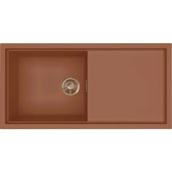 ELLECI- Mosogatótálca Sintesi 480 Keratek K83 Cavern Clay bronz tartozékokkal