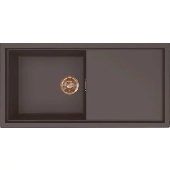 ELLECI- Mosogatótálca Sintesi 480 Keratek K87 Cocoa bronz tartozékokkal