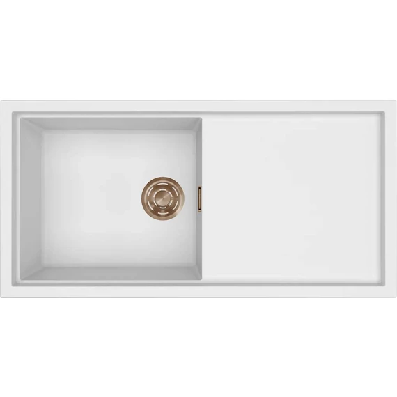ELLECI- Mosogatótálca Sintesi 480 Keratek K96 White bronz tartozékokkal