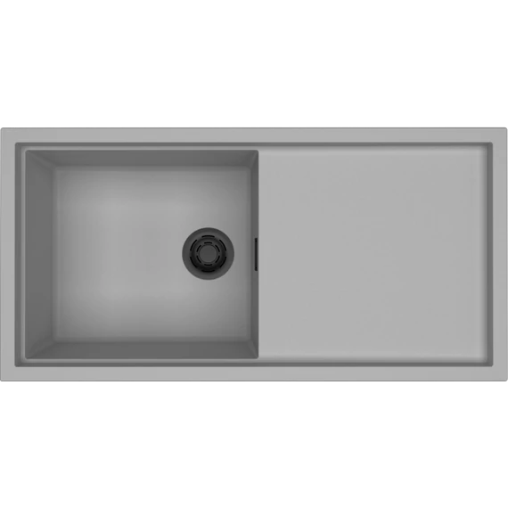 ELLECI - Mosogatótálca Sintesi 480 K97 Light Grey fekete tartozékokkal - A készlet erejéig rendelhető!