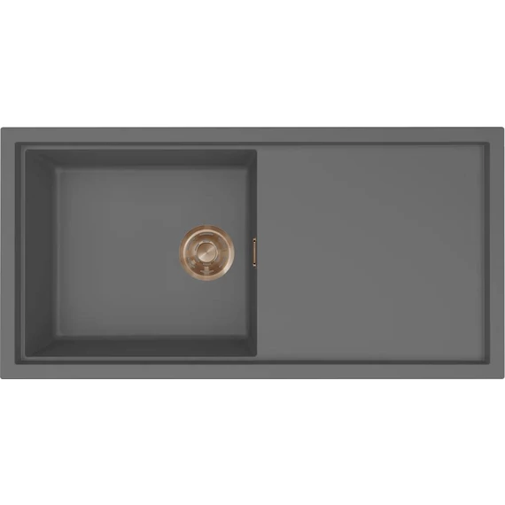 ELLECI- Mosogatótálca Sintesi 480 Keratek K99 Dark Grey bronz tartozékokkal