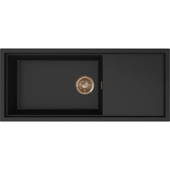 ELLECI- Mosogatótálca Sintesi 510 Keratek K86 Black bronz tartozékokkal