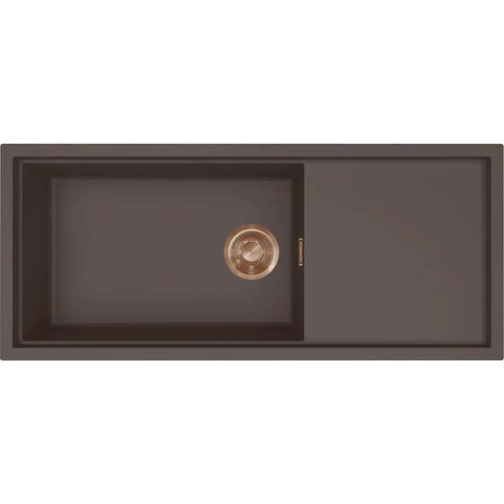 ELLECI- Mosogatótálca Sintesi 510 Keratek K87 Cocoa bronz tartozékokkal