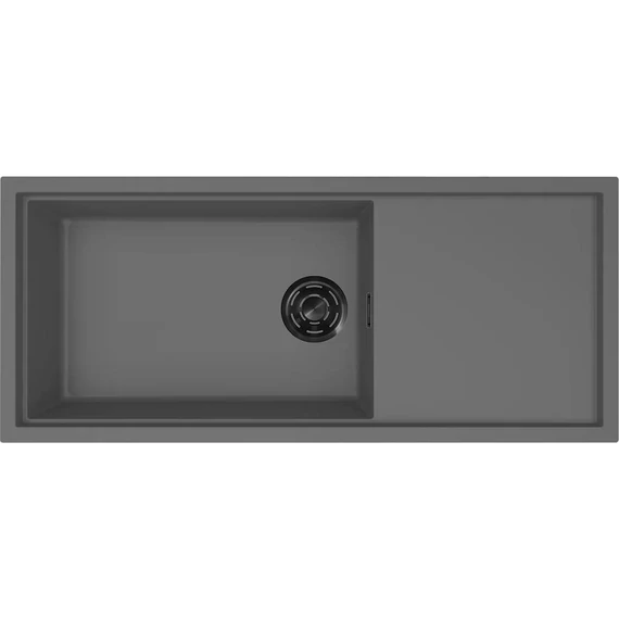 ELLECI- Mosogatótálca Sintesi 510 Keratek K99 Dark Grey fekete tartozékokkal