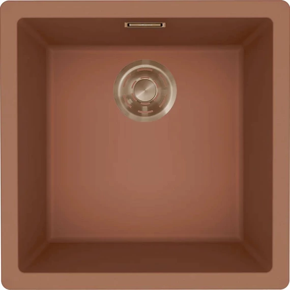 ELLECI- Mosogatótálca Zen 102 Keratek K83 Cavern Clay bronz tartozékokkal