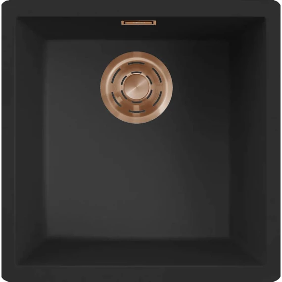 ELLECI- Mosogatótálca Zen 102 Keratek K86 Black bronz tartozékokkal