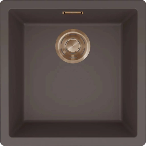 ELLECI- Mosogatótálca Zen 102 Keratek K87 Cocoa bronz tartozékokkal