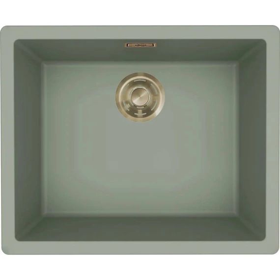 ELLECI- Mosogatótálca Zen 105 Keratek K82 Sage Green arany tartozékokkal