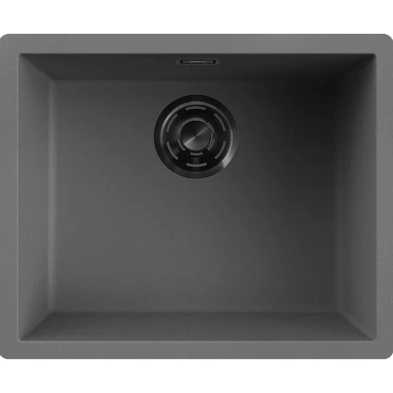 ELLECI- Mosogatótálca Zen 105 Keratek K99 Dark Grey fekete tartozékokkal
