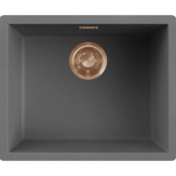 ELLECI- Mosogatótálca Zen 105 Keratek K99 Dark Grey bronz tartozékokkal