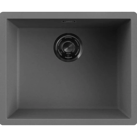 ELLECI- Mosogatótálca Zen-F 105 Keratek K99 Dark Grey fekete tartozékokkal