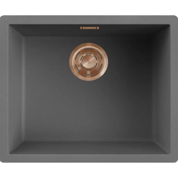 ELLECI- Mosogatótálca Zen-F 105 Keratek K99 Dark Grey bronz tartozékokkal