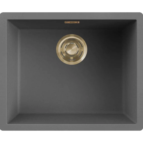 ELLECI- Mosogatótálca Zen-F 105 Keratek K99 Dark Grey arany tartozékokkal