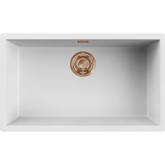 ELLECI- Mosogatótálca Zen 130 Keratek K96 White bronz tartozékokkal