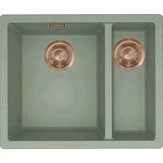 ELLECI- Mosogatótálca Zen 150 Keratek K82 Sage bronz tartozékokkal