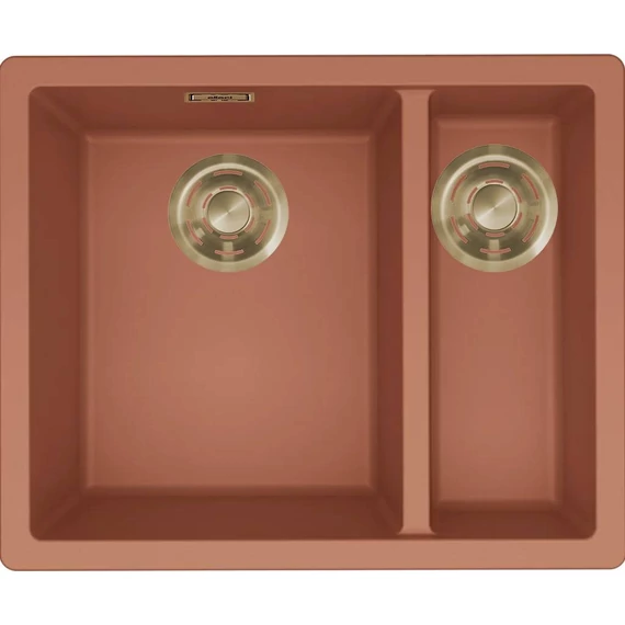 ELLECI- Mosogatótálca Zen 150 Keratek K83 Clay bronz tartozékokkal
