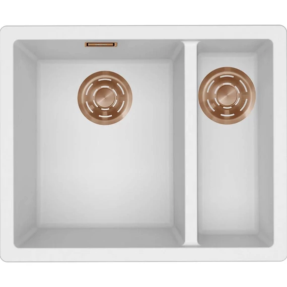ELLECI- Mosogatótálca Zen 150 Keratek K96 White bronz tartozékokkal