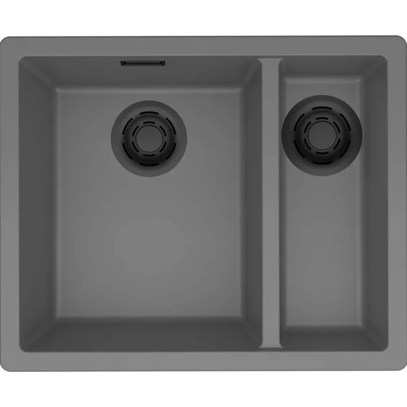 ELLECI- Mosogatótálca Zen 150 Keratek K99 Dark Grey fekete tartozékokkal