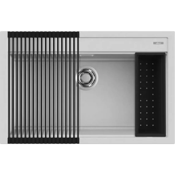 ELLECI - Mosogatótálca Best 130 Workstation Szett M79 aluminium