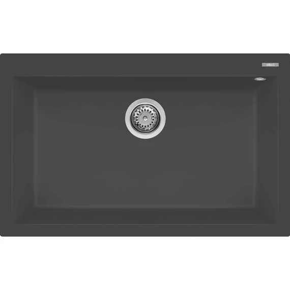 ELLECI - Mosogatótálca Quadra 130 M70 nero metal