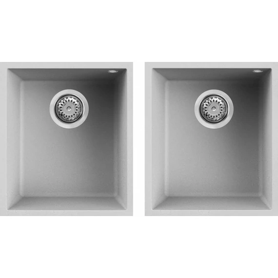 ELLECI - Mosogatótálca Quadra 200 M79 aluminium munkalap alá szerelhető