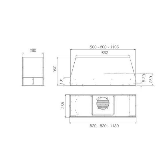 Elica -Páraelszívó CT35 PRO GME IX/A/120