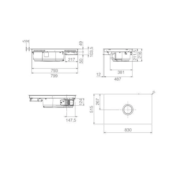 Elica -NIKOLATESLA SWITCH GLOW EVO BL/A/83