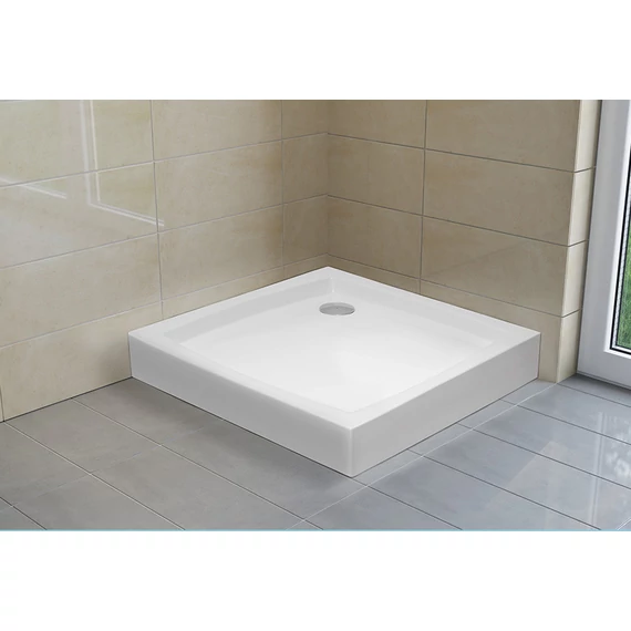 H2O Nero C szögletes zuhanytálca 90x90