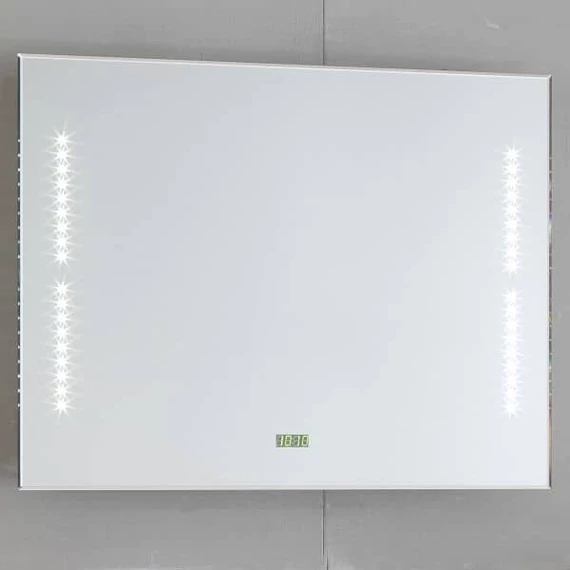 KOLPA SAN OG LED tükör beépített világítással, szenzoros kapcsolóval és órával - 90