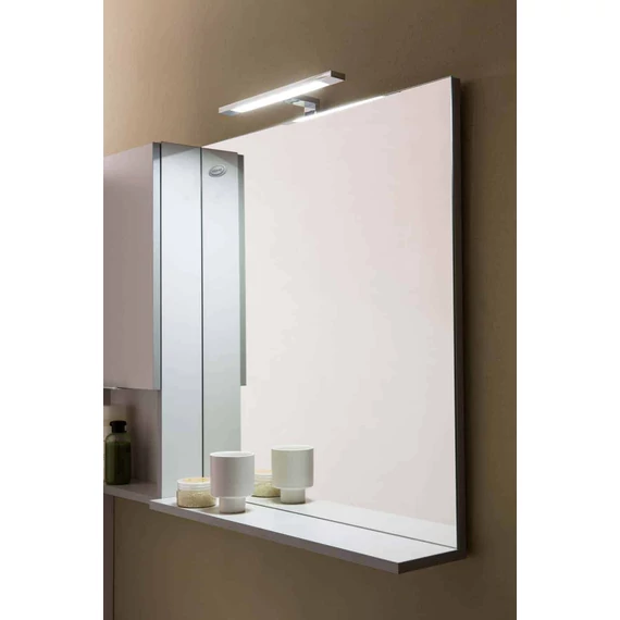 KOLPA SAN LANA OGL 80 tükör polccal ACACIA LIGHT/világos akác