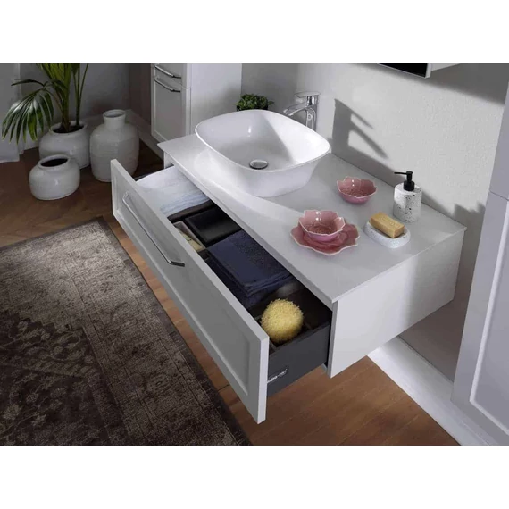 KOLPA SAN Blanche OB 110 alsószekrény fiókkal kerrock pult WH/fehér