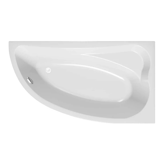 KOLPA SAN Calando 150 beépíthető asszimetrikus sarok kádtest, 150x85, Jobbos
