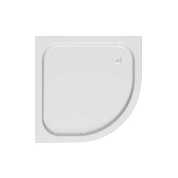 KOLPA SAN Ontex 90x90 negyedköríves, előlapos zuhanytálca