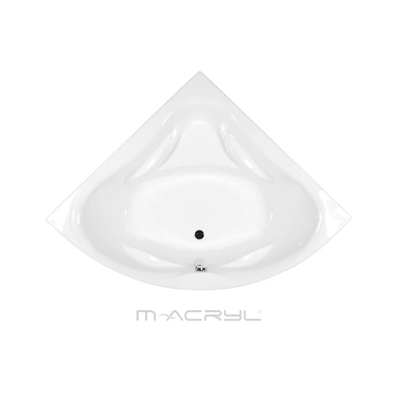 M-ACRYL Rita akril sarokkád 135x135 + Ajándék kádláb és peremrögzítő