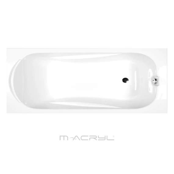M-ACRYL Sortiment egyenes akril kád 150x75 + Ajándék kádláb és peremrögzítő