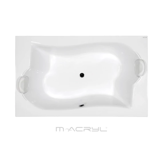 M-ACRYL Royal különleges akril kád 180x110 + Ajándék kádláb és peremrögzítő