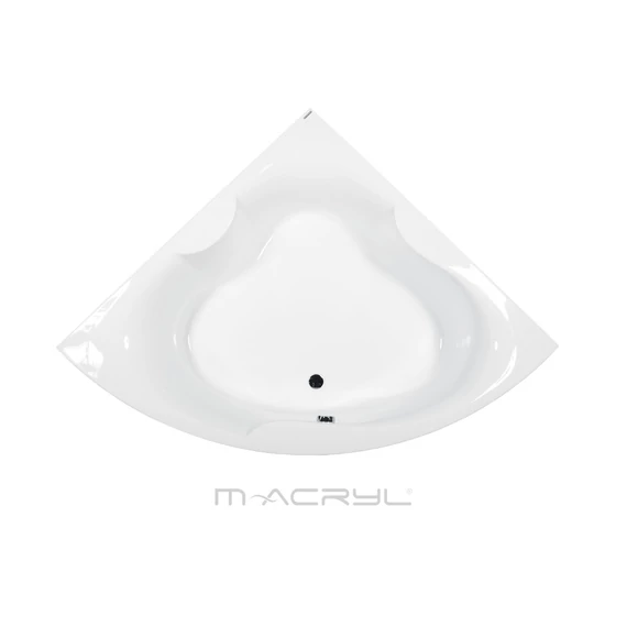 M-ACRYL Melody akril sarokkád 150x150 + Ajándék kádláb és peremrögzítő