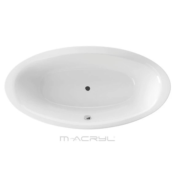 M-ACRYL Oval különleges akril kád 190x95 + Ajándék kádláb és peremrögzítő