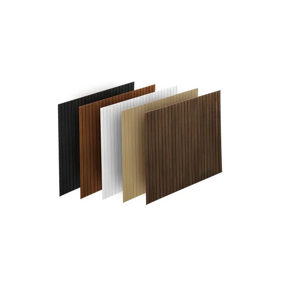M-ACRYL Trópusi fa oldallap egyenes kádakhoz 70-100 cm dió