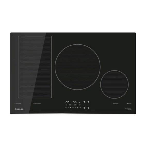 NODOR - Beépíthető indukciós főzőlap NorCoock IH-N8106 BK fekete Hob to Hood