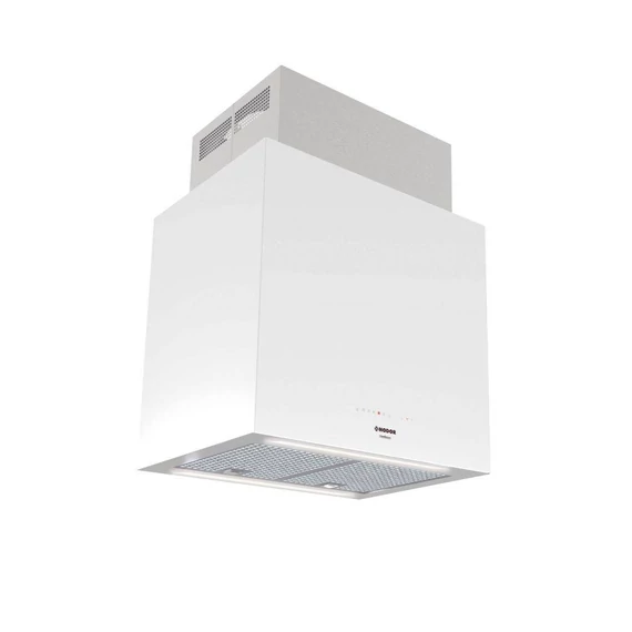 NODOR - Páraelszívó NorBreeze ISLA CUBE GLASS ECO 60 WH/A Hob to Hood