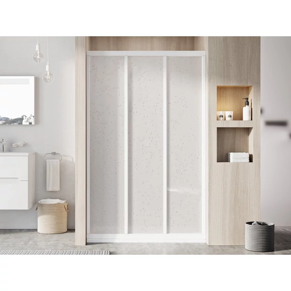 RAVAK Supernova ASDP3-80 zuhanyajtó 198 fehér+pearl