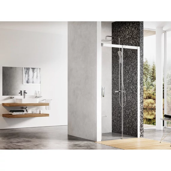 RAVAK Matrix MSD2-120 zuhanyajtó jobb fehér+transparent