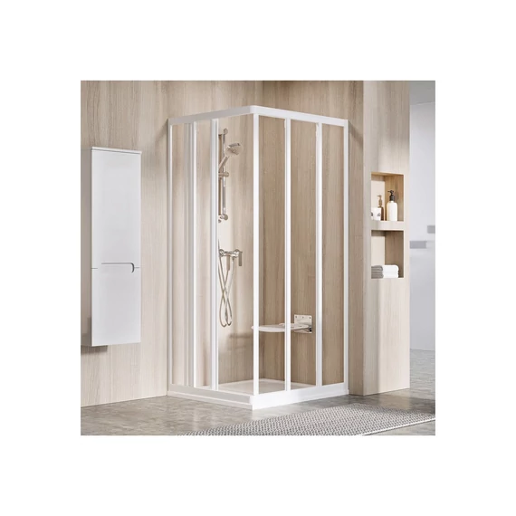 RAVAK Supernova ASRV3-75 zuhanykabin 198 fehér+transparent