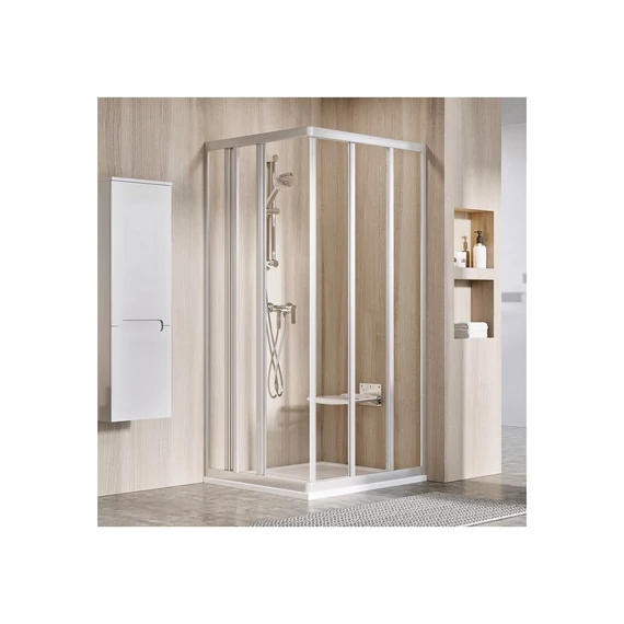 RAVAK Supernova ASRV3-90 zuhanykabin 198 szatén+transparent